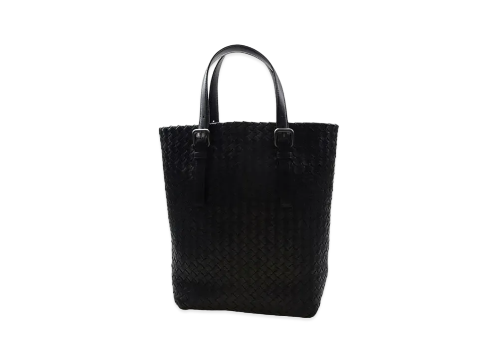 Bottega Veneta Lambskin Hand Bag "Black"