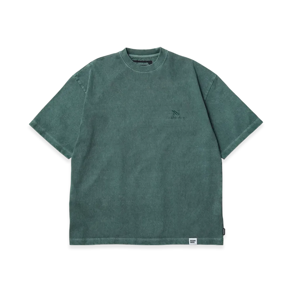 NEIGHBORHOOD Pigment Dyed Crewneck SS "Green"