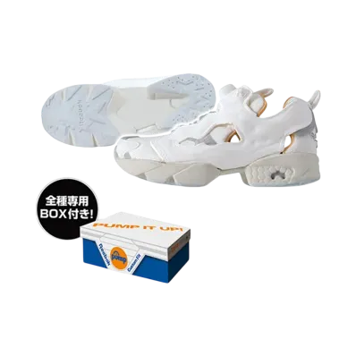 BANDAI Reebok Instapump Fury Mini Figure Collection 94 White