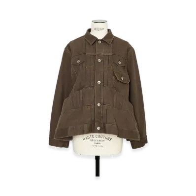sacai Denim Jacket "Brown"