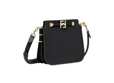 FENDI Touch Leather Bag "Black"