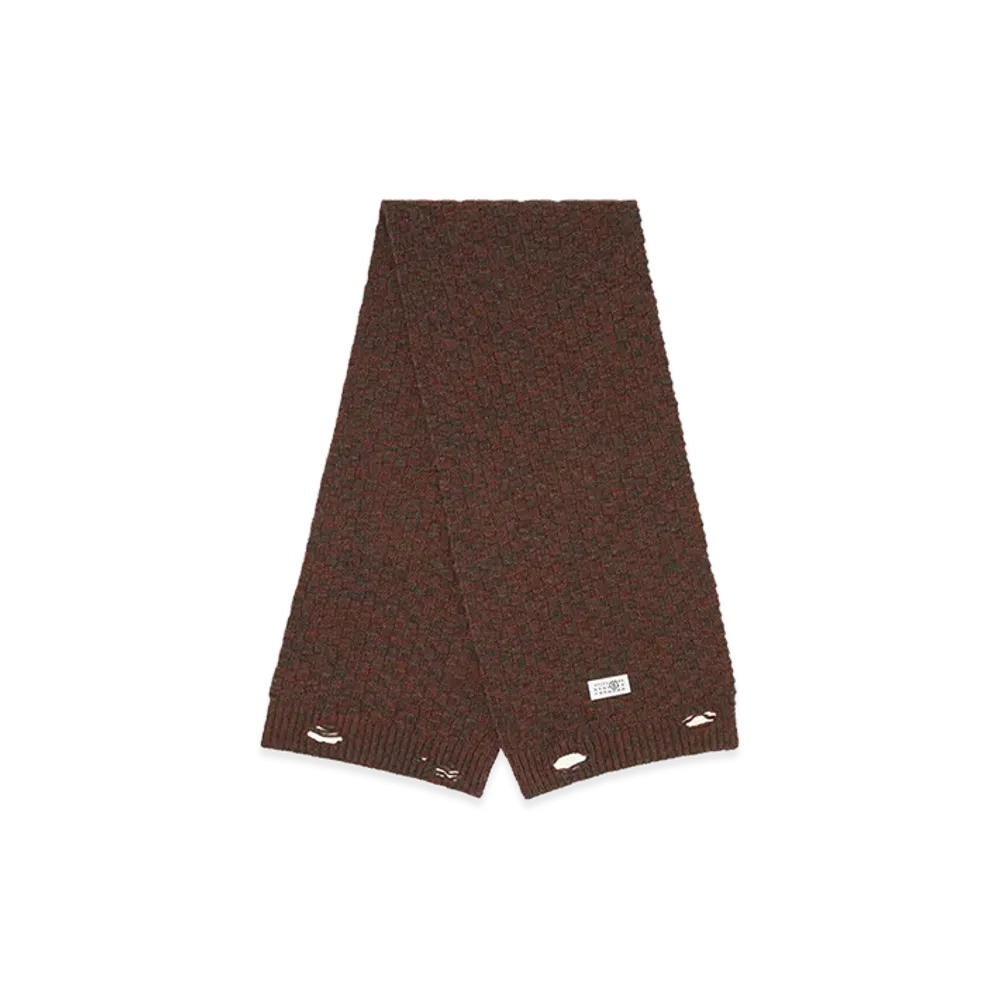 MM6 Maison Margiela Wool Scarf "Brown"
