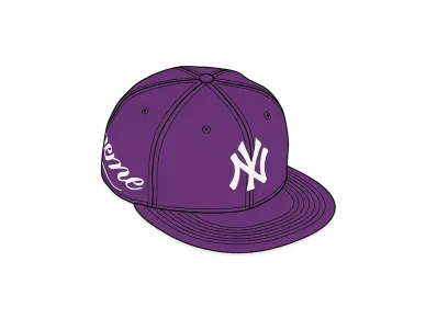 Supreme x New York Yankees New Era "Purple"