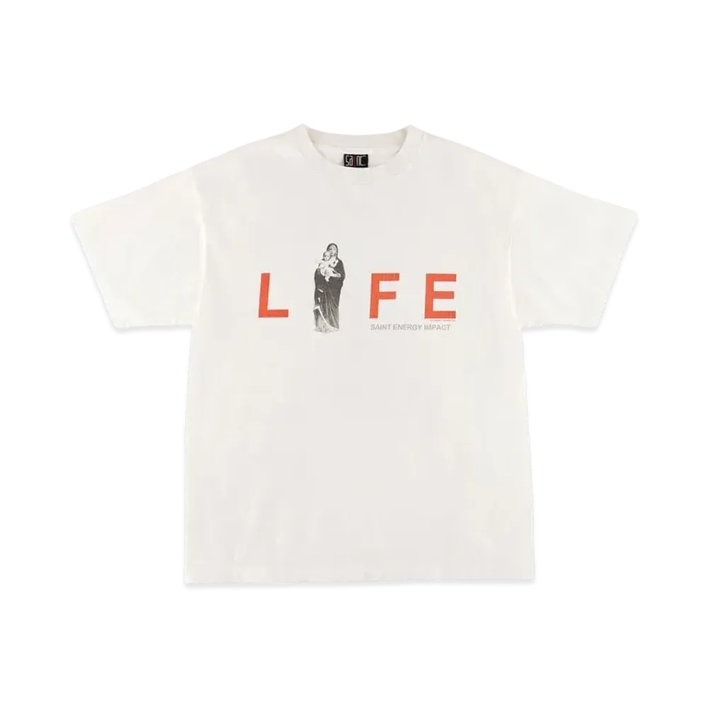 SAINT Mxxxxxx  Life Maria Tee "White"