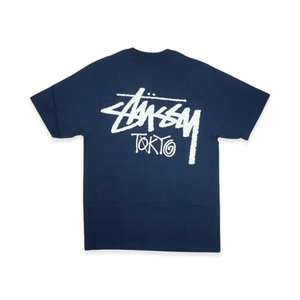 Stussy Stock Tokyo Exclusive S/S Tee "Navy"