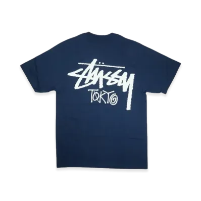Stussy Stock Tokyo Exclusive S/S Tee "Navy"