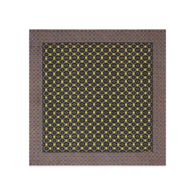DRIES VAN NOTEN Women's Silk Square Scarf "Ocra"