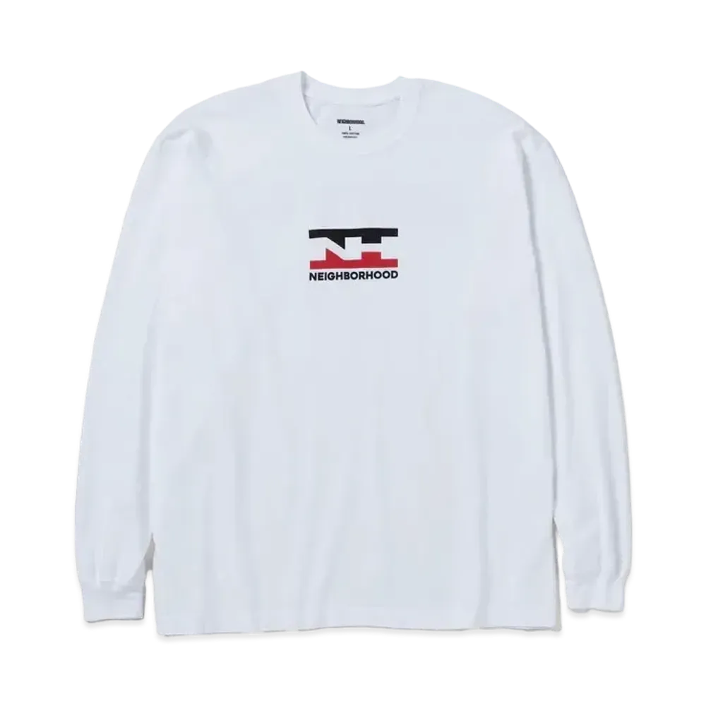 NEIGHBORHOOD NH Tee LS-5 "White"