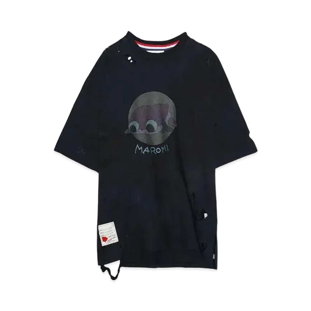 SEVESKIG Vintage S/S Tee Shirt Ver, Maromi "BLACK"
