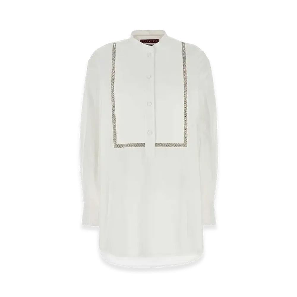 GUCCI Women's Poplin Shirt "White"