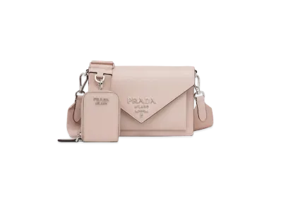 PRADA Saffiano Leather Mini Envelope Bag "Water Lily"