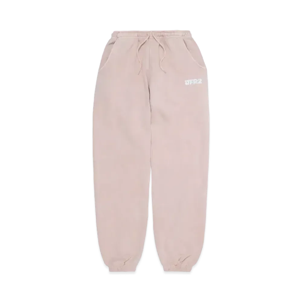 FR2 Reflector Logo Pigment Sweat Pants "Pink"