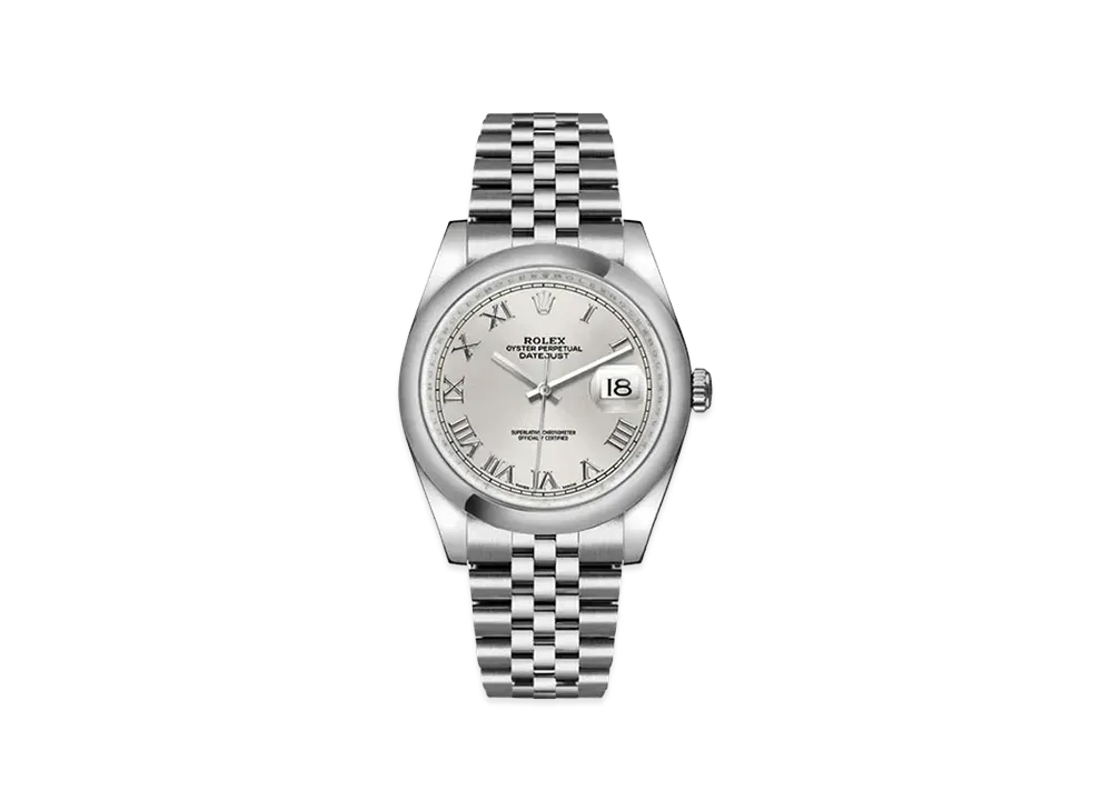 ROLEX Datejust 36 "Silver Roman/Stainless Steel"