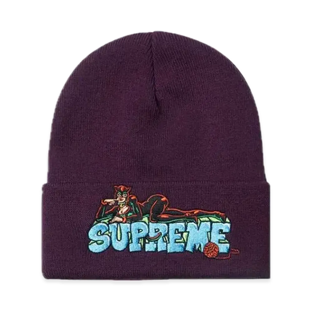 Supreme Catwoman Beanie "Plum"