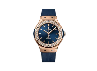 HUBLOT Classic Fusion King Gold Blue Diamonds 38mm