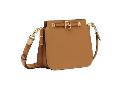 FENDI Touch Leather Bag "Brown"