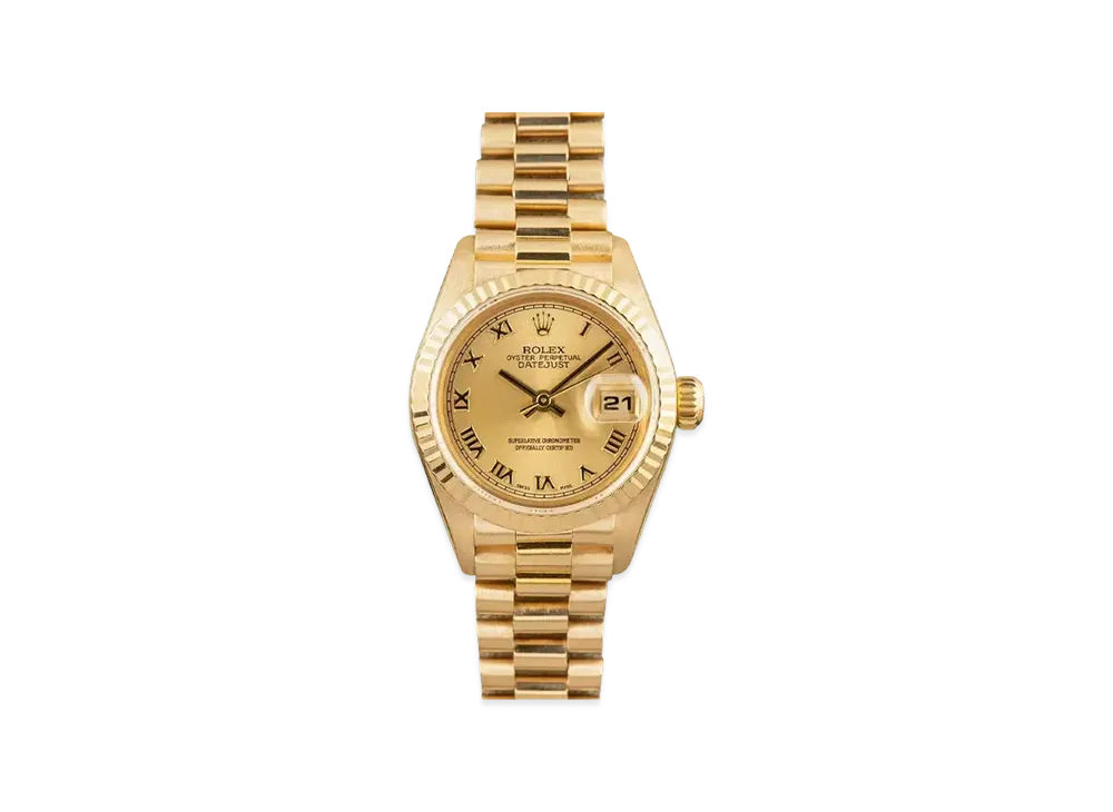 ROLEX Datejust "Champagne Roman/Yellow Gold"
