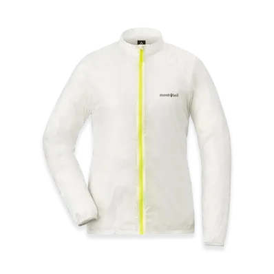 mont-bell Women's US EX Light Wind Jacket "White"