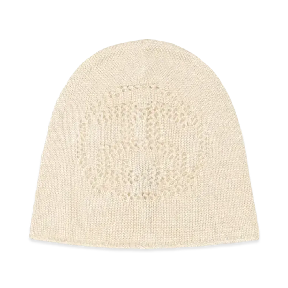 Stussy Skullcap Loose Knit Ss-Link "Oat"