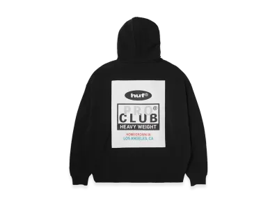 HUF x PROCLUB Heavyweight Hoodie "Black"