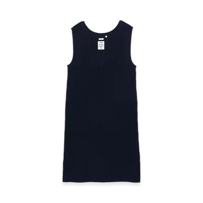 nanamica 7G Knit Dress "Navy"