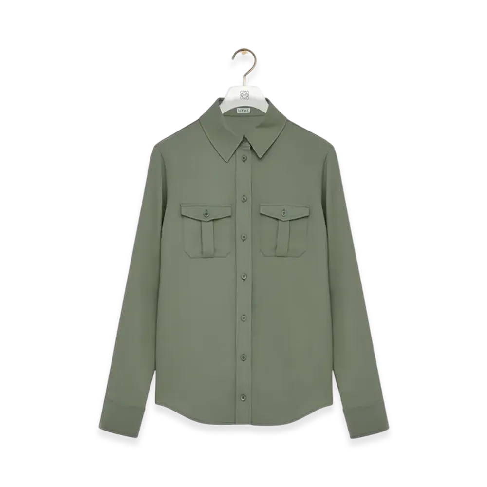 LOEWE Shirt "Light Khaki Green"
