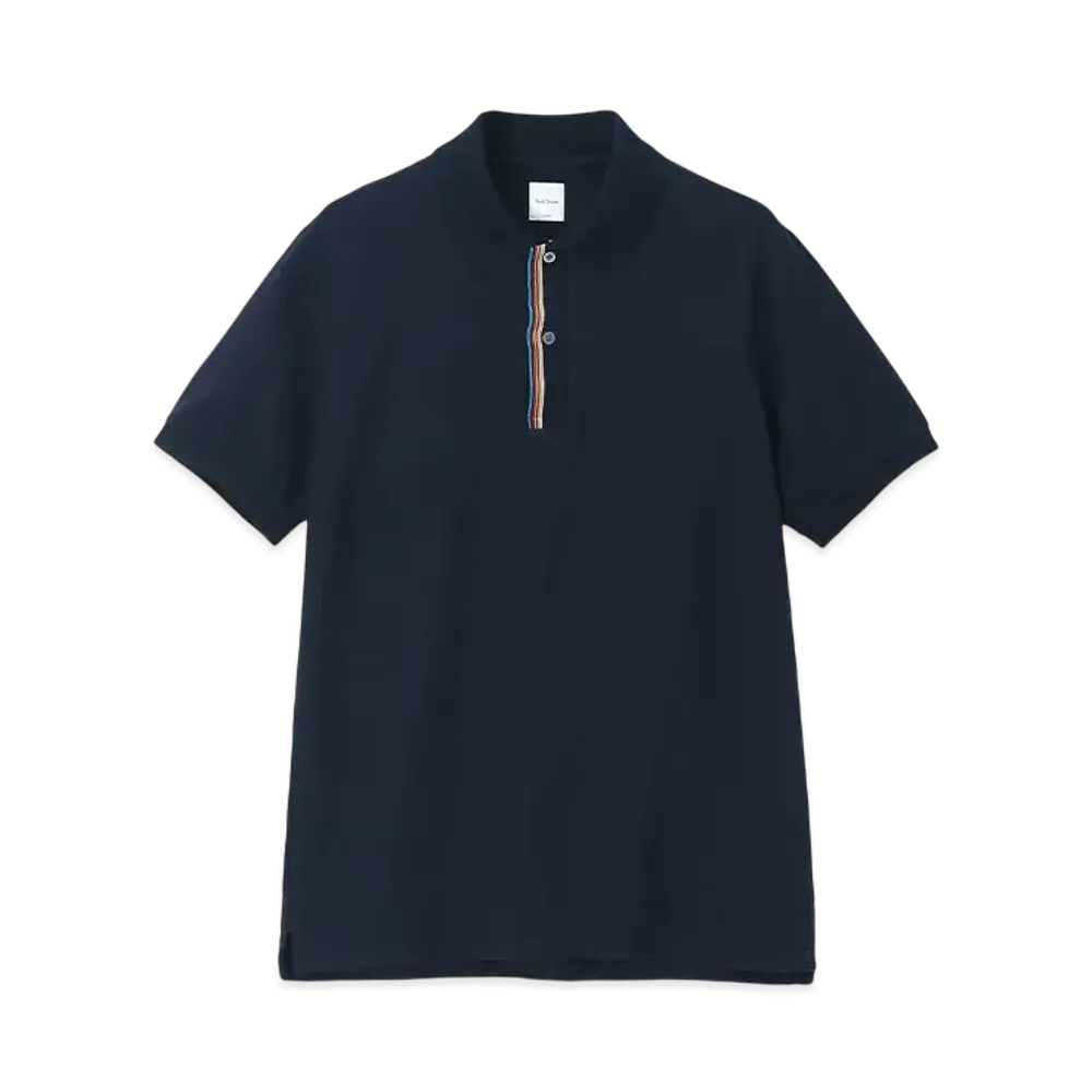 Paul Smith Signature Striped Polo Shirt "Navy"