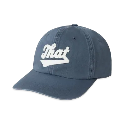 thisisneverthat Overdyed That Applique Cap "Washed Navy"