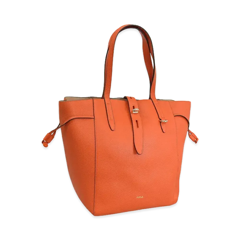 FURLA Net/L/Tote "Orange"
