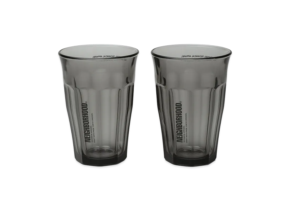 NEIGHBORHOOD Logo Duralex GlaSS-L Set "Gray"