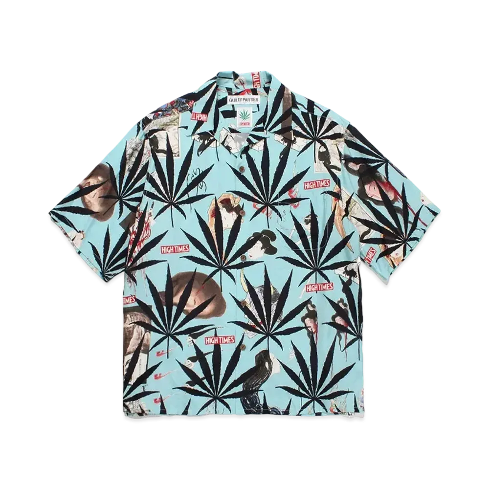 WACKO MARIA High Times / Hawaiian Shirt "Mint"
