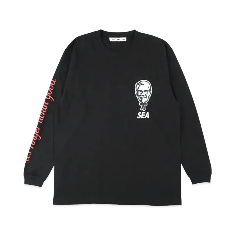 WIND AND SEA x KFC L/S TEE "Black"