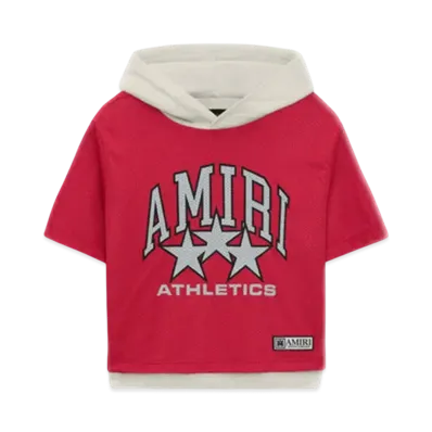 AMIRI Kids' Amiri Star Hoodie "Varsity Red"