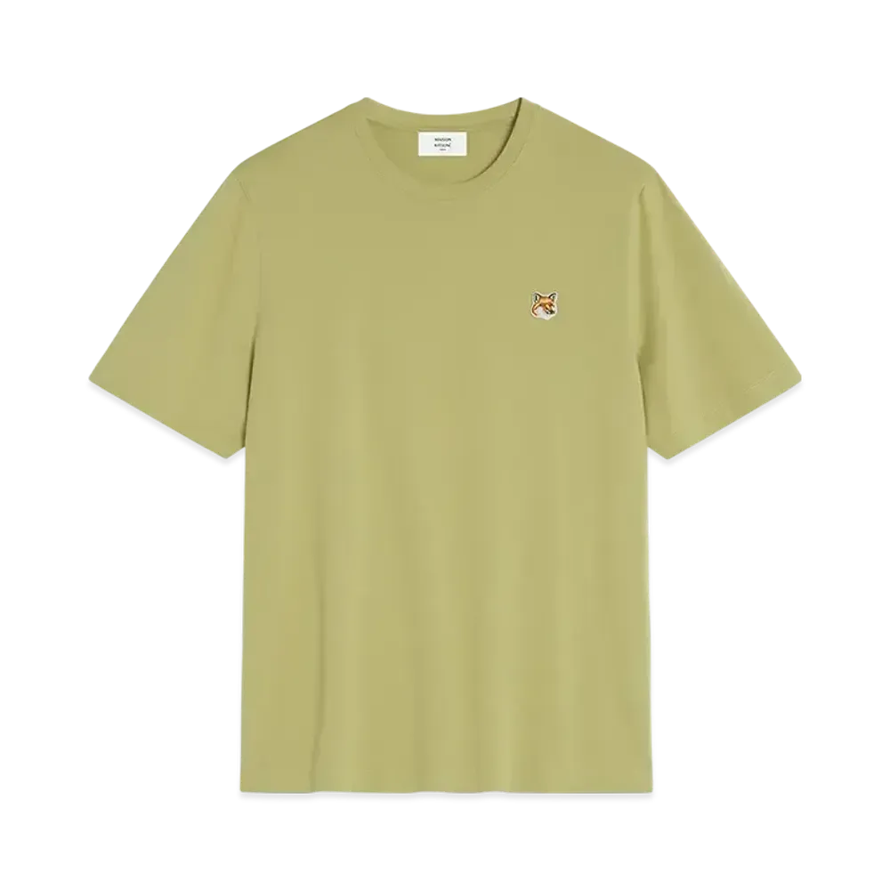 Maison Kitsune Fox Head Patch Regular T-shirt "Canvas"