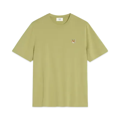 Maison Kitsune Fox Head Patch Regular T-shirt "Canvas"