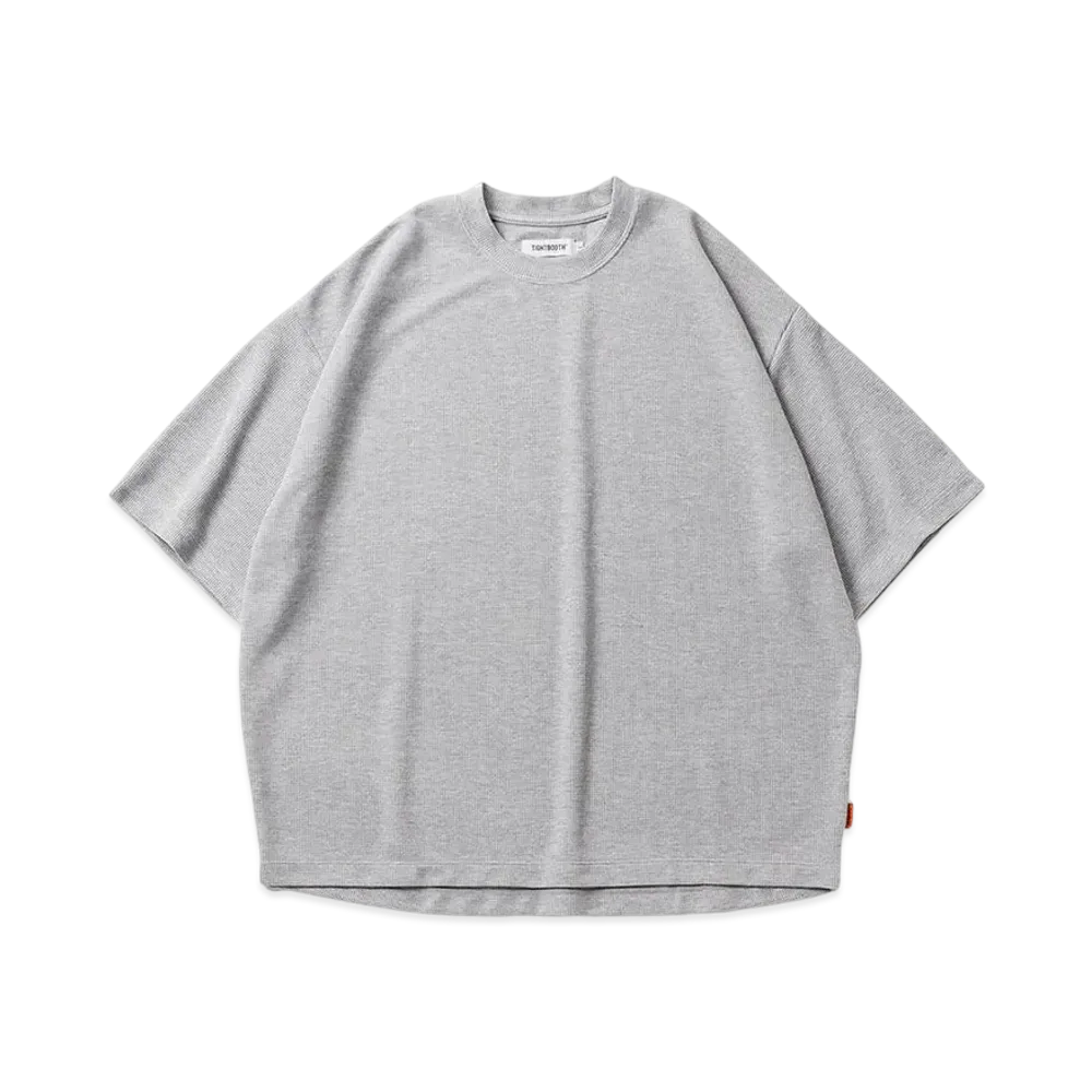 TIGHTBOOTH Waffle T-Shirt "Gray"