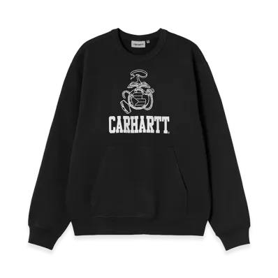 Carhartt WIP Pond Corps Sweat "Black"
