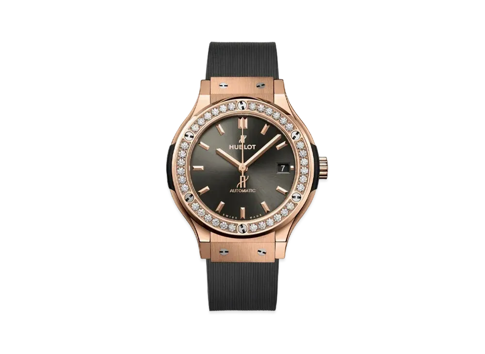 HUBLOT Classic Fusion Racing Grey King Gold Diamonds 38mm