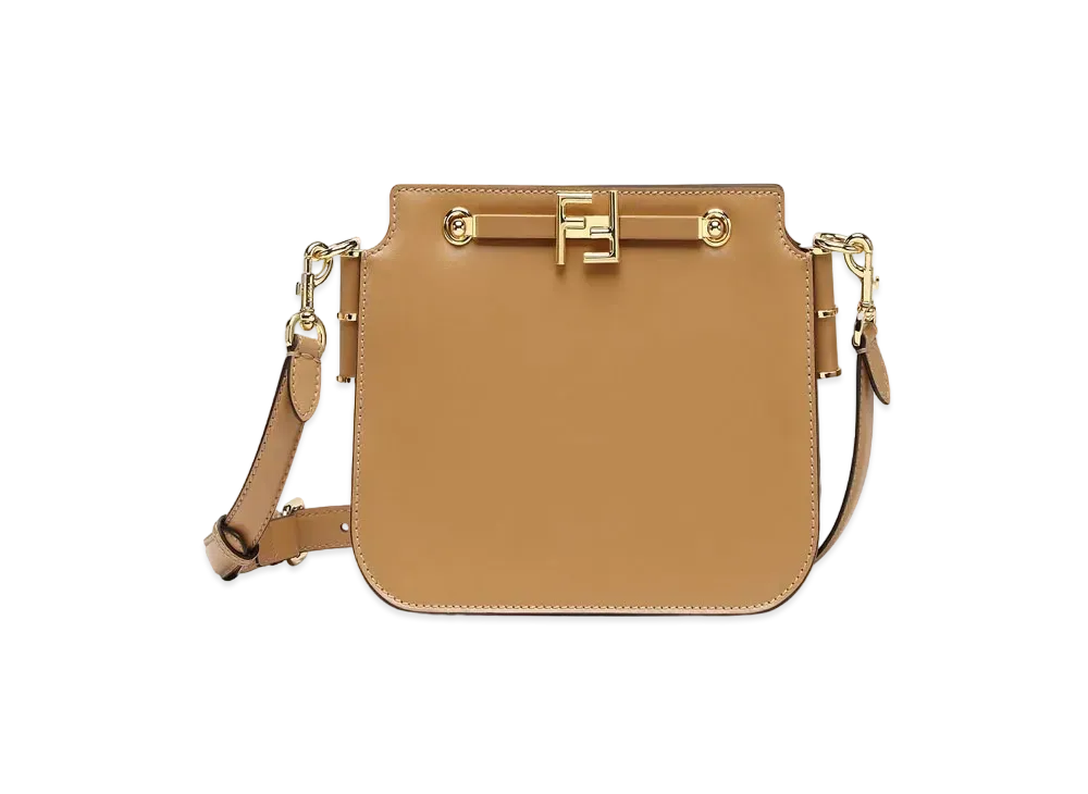 FENDI Touch Leather Bag "Beige"