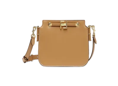 FENDI Touch Leather Bag "Beige"