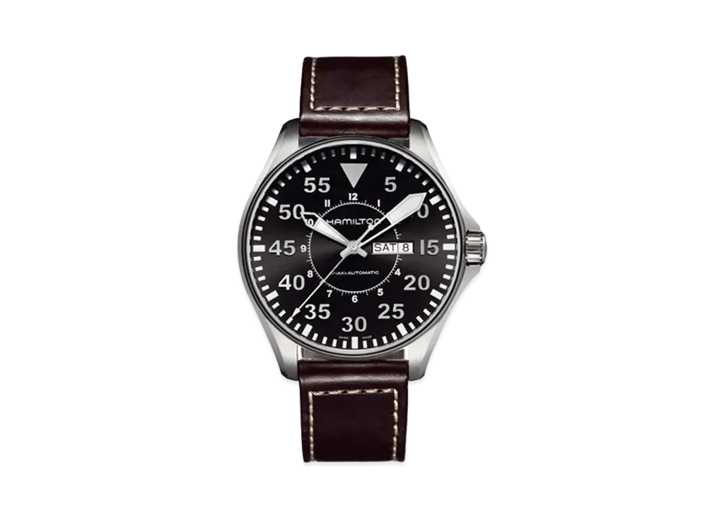 Hamilton Khaki Aviation Pilot Day Date Quartz