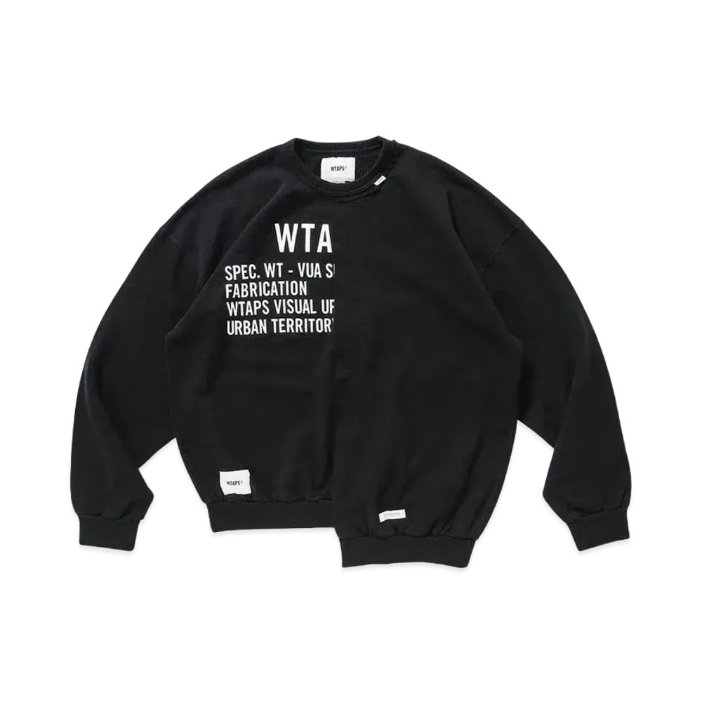 WTAPS × Rags Crew Neck Cotton "Black"
