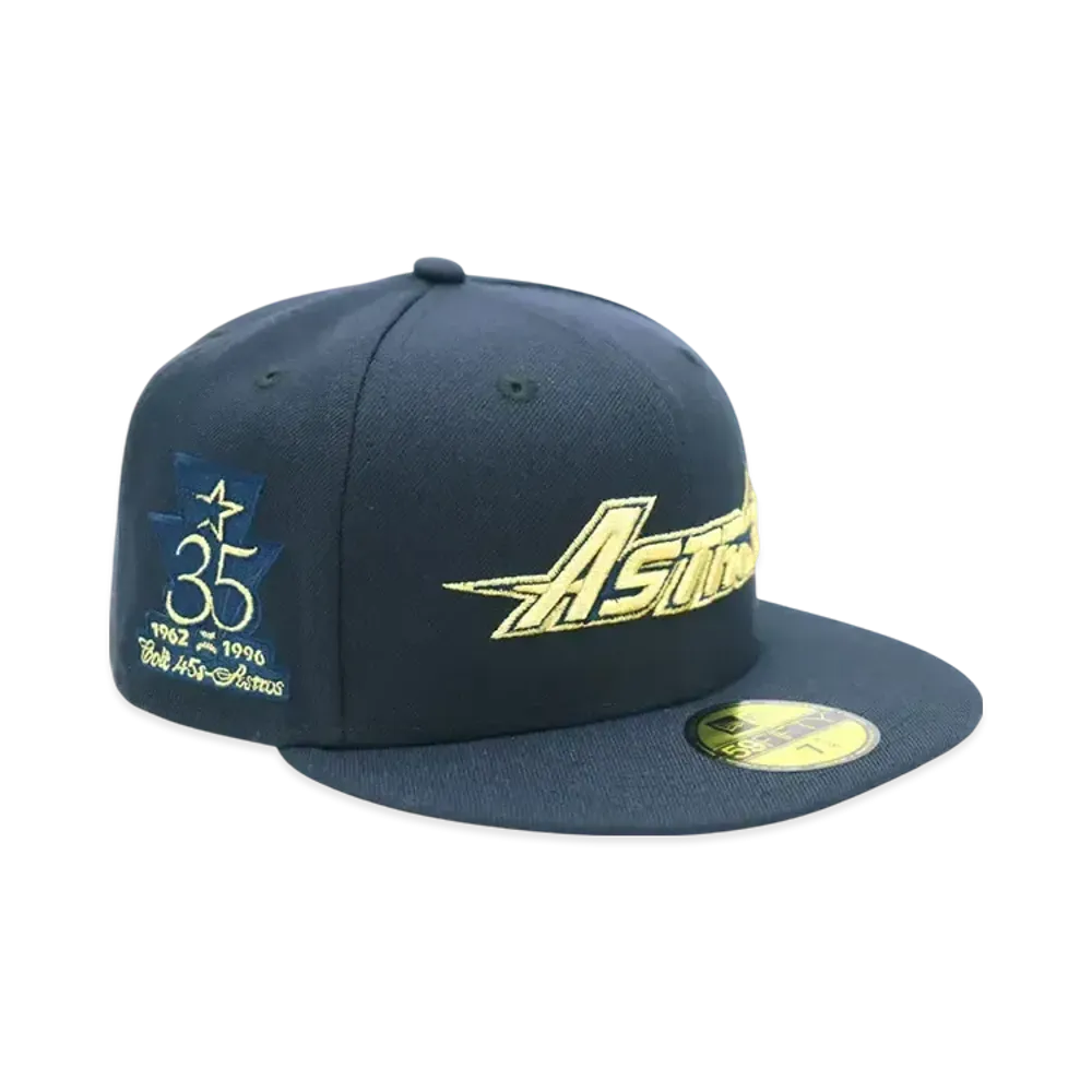 NEW ERA x THE CAP 'Champagne Bell' 59Fifty Houston Astros "Navy"