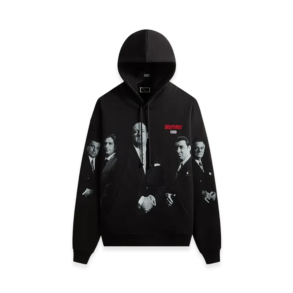 Kith x The Sopranos Arched Character Nelson Hoodie "Black"