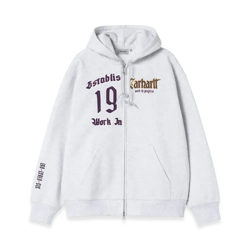 Carhartt WIP Hooded Dual Sweat Jacket "Ash Heather"