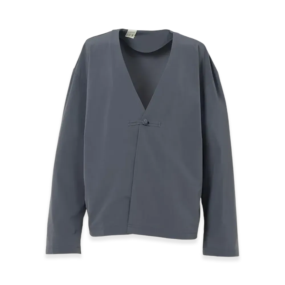MENDRILL x N.HOOLYWOOD COMPILE Collarless Jacket "Blue"
