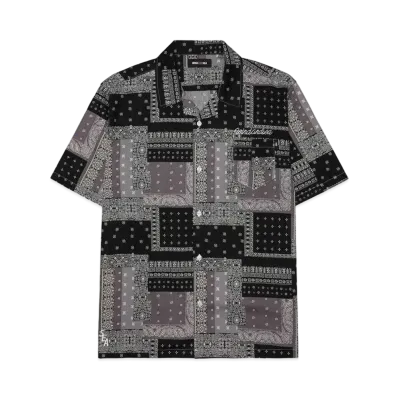 WIND AND SEA WDS_(PAISLEY-PATTERN) S/S SHIRT "Black"