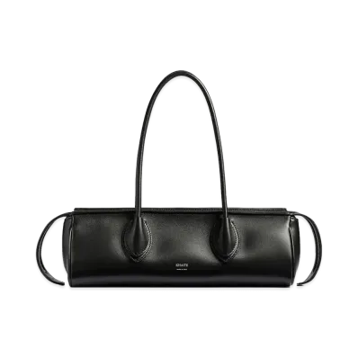 KHAITE Women's Leather Donna Shoulder Bag "Black"