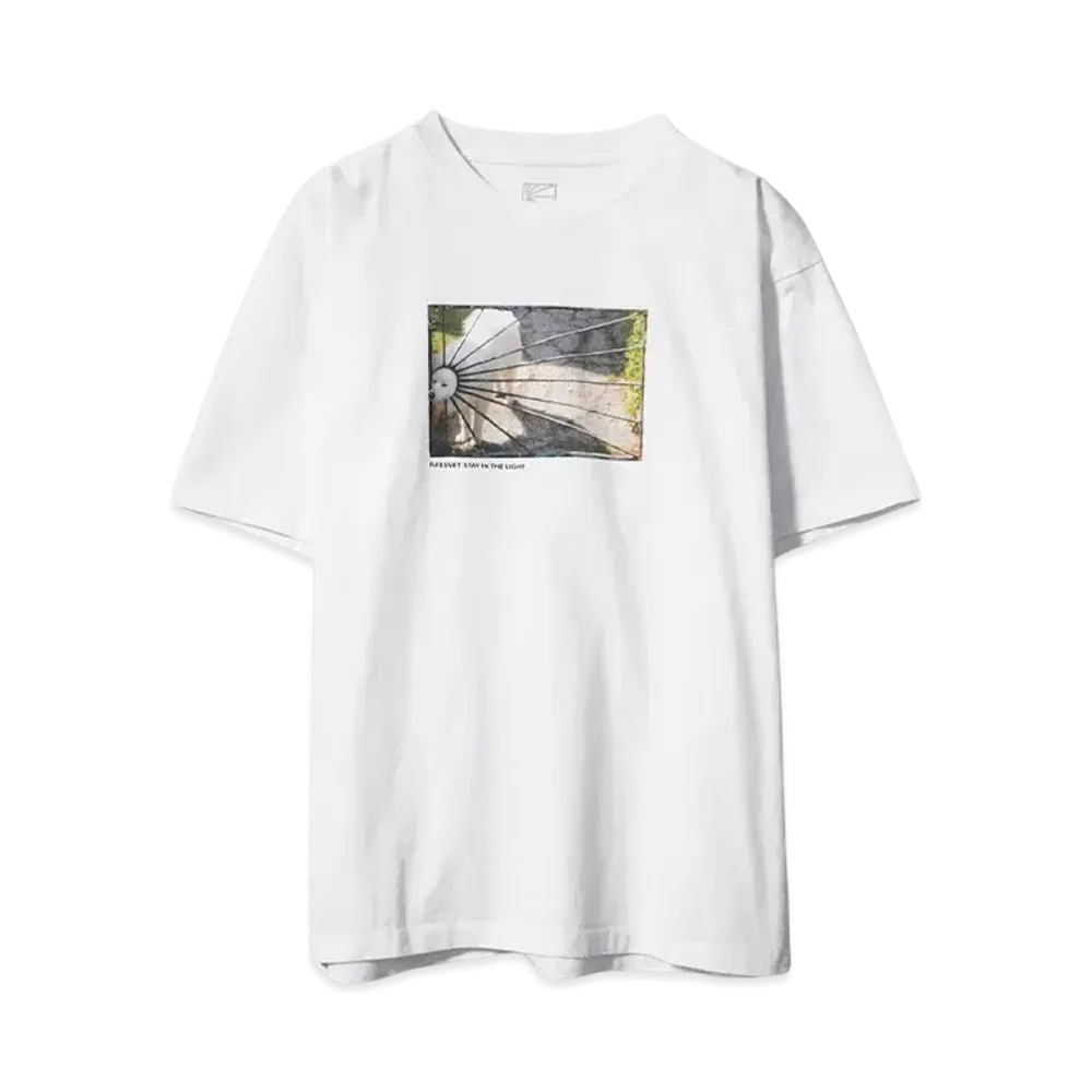 RASSVET MEN DOG LOGO T-SHIRT KNIT "WHITE"