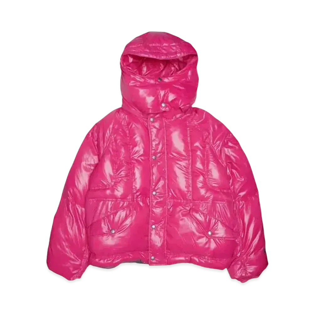 HTH two way puffy JK "PINK x GRAY"